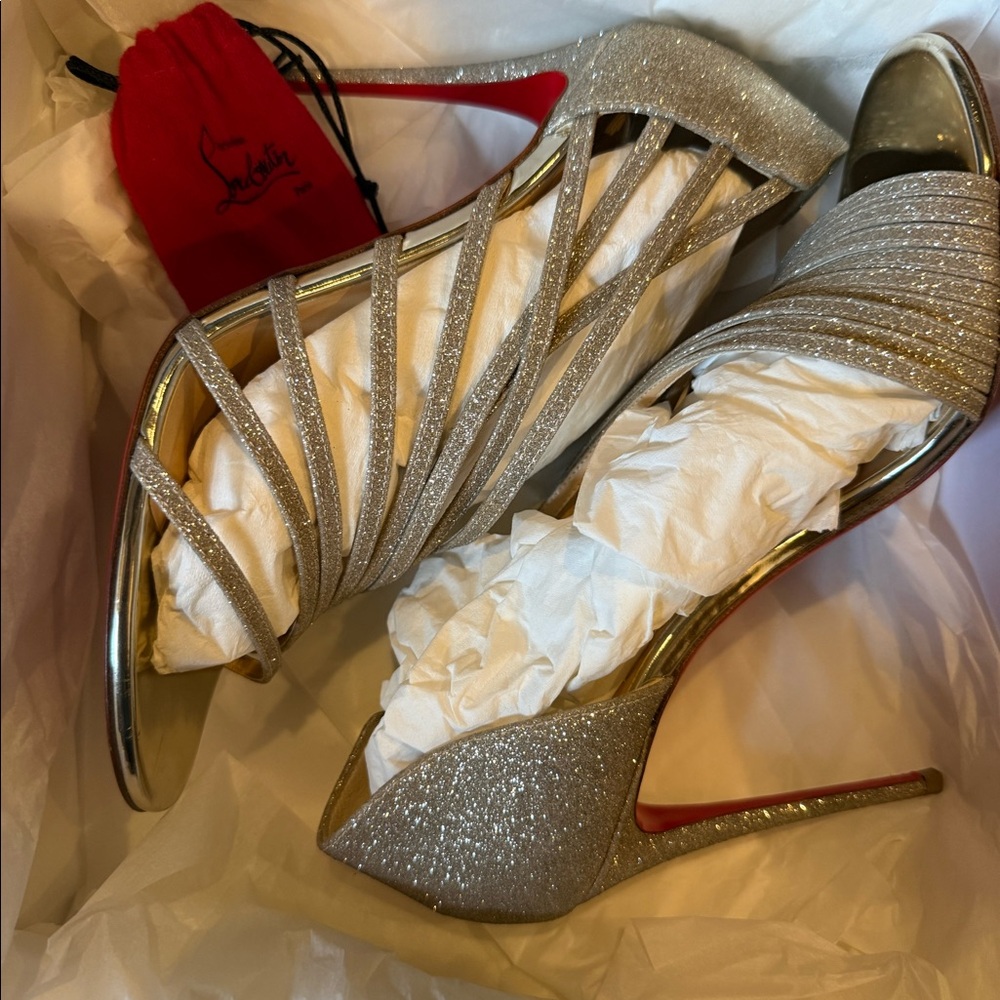 Christian Louboutin Norina 100 glitter 39